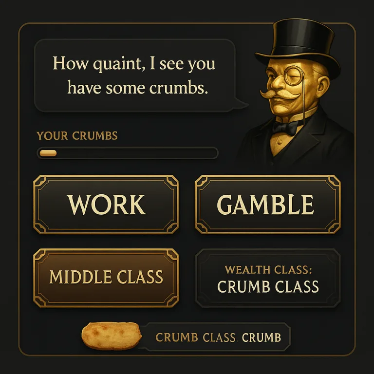 Crumb Wars game interface concept